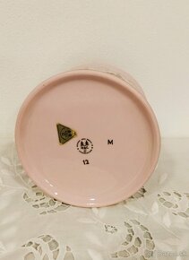 Značkový, retro růžový porcelán v Top stave. Jenom vystavený - 6