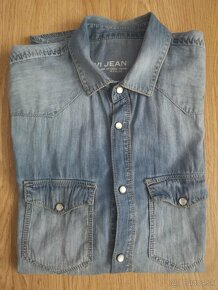 Panska košela MAVI JEANS slim fit velkost M - 6