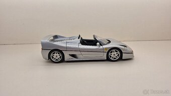 1:18 FERRARI F50 SILVER - 6