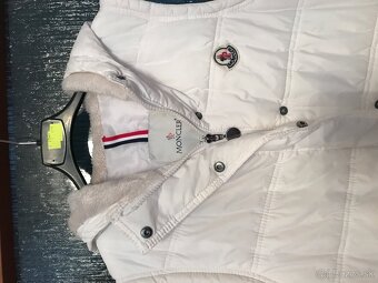 MONCLER originál white damska vesticka M/L - 6