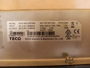 TECO E510 frekvencny menic - 6