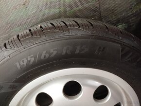 Predám tieto al.disky 5x100 R15 195/65 R15 6mm zimné - 6