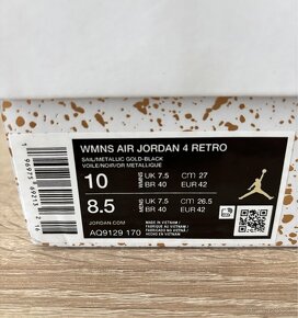Air Jordan 4 Metalic Gold - 6