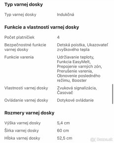 Indukčná varná doska GORENJE - 6