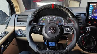 VOLANT VOLKSWAGEN R RLINE GTD GTI - KOZA / KARBÓN - 6