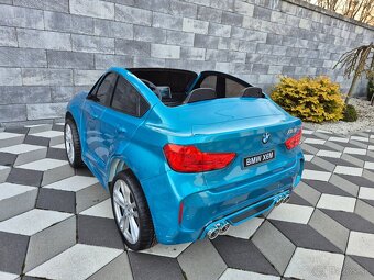 ⏩ Elektrické autíčko BMW X6M - lakované - modré - 6