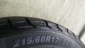 zimné pneumatiky 215/60 r17 kúpa 2024 - 8,2 mm - 6