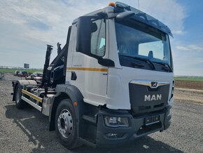 MAN TGM 18.290 NOSIČ KONTEJNERU + RUKA HIAB 158 - 6