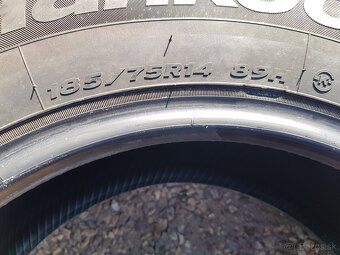 185/75 r14 letné pneumatiky 4ks Hankook - 6