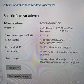 PC- AMD Ryzen 3 3.1GHz, 8GB RAM, 512GB SSD, GTX1660 6GB - 6