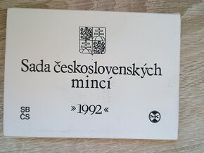 Sady mincí Československa 1983,1992,1993 - 6