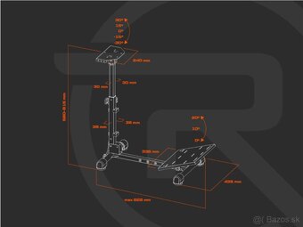 Stojan na volant - Rapture Racing Wheel Stand - 6