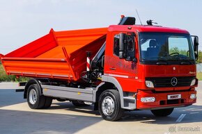 MERCEDES ATEGO 1524 TROJSTRANNÝ SKLÁPAČ + HYDR. RUKA - EU-4 - 6