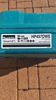 Makita HP457DWE AKU príklepový skrutkovač v kufríku - 6