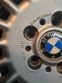 BMW zliatinove disky elektrony R15 5x120 s pneu Michelin - 6