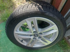 Atraktívna, orig. zimná sada AUDI - 5x112 r17 + 225/50 R17 - 6