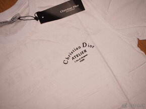 Christian Dior pánska súprava teplákové šortky + tričko - 6