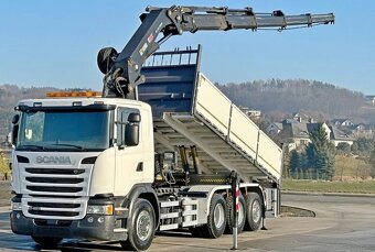 9024 Scania G450 - 8x4 – Sklápěč/Valník + HR-HIAB 322 EP-5 H - 6