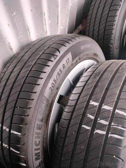 4ks alu disky orig. Škoda 5x112 R17 pneu 6mm 205/55 r17 - 6