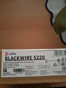 Poly BLACKWIRE 5220 + puzdro - 6