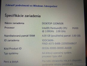 predám matičnú dosku pre Hp elitebook 8440p - 6