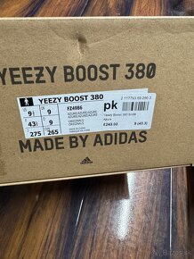 Adidas yeezy azure boost 380 velkost UK 9 - 6