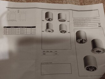 Predam svietidlá typ downlight 23cm - 6