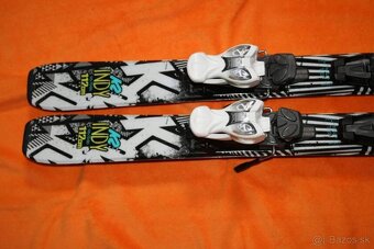 detské lyže K2 indy 112 cm , lyžiarky - 6