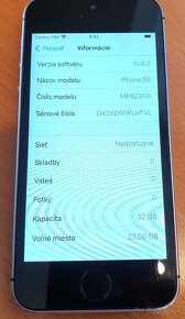 lacná klasika iPhone SE 32 GB space gray - 6