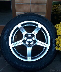 alu R15 5x110, Opel Astra, (+pneu 195/60, takmer NOVÉ) - 6