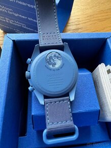 Omega Swatch Moonswatch Super Blue Moonphase - 6