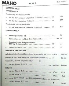Na predaj obrábacie centrum MAHO MH700C - 6