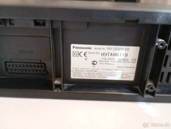 videorekordér Panasonic NV-SD235EE - 6