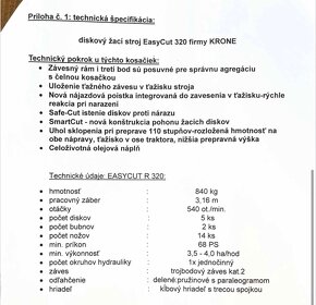 PREDÁM ZADNÚ DISKOVÚ KOSAČKU KRONE - REZERVOVANÉ - 6