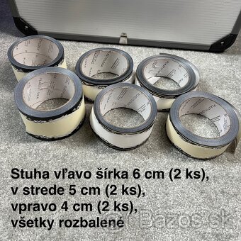 26 ks roliek - mix smútočné stuhy - 6