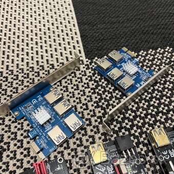 Mining príslušenstvo - Riser, PCIe splitter, M2 to Pcie atď - 6