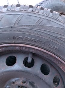 Predám zimné pneumatiky 165/70 R14  81T - 6