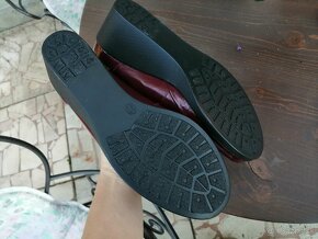 Kožené topánky Gosoft bordové  nove veľ.37 - 6