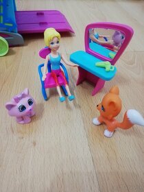 Polly pocket auto + garáž - 6