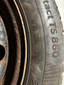 Predám zimné gumy Continental TS860 185/60 R15 cena 50€ - 6