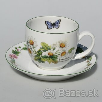 Nádherná bylinková porcelánová sada - čajník + dvojset + - 6