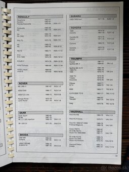 TECHNICKÁ DATA montážní data 1960-1980 na kompletní produkci - 6