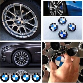 BMW logo - kolesa - čiapočka - zaslepka pasu- lanko nádrže - 6