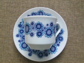 Retro kávové súpravy - karlovarský porcelán Czechoslovakia - 6