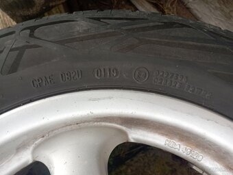 Predám letné pneumatiky 195/65R15  aj s Alú diskami - 6