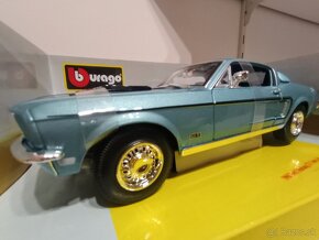 1:18 FORD MUSTANG GT COBRA JET 1968, Bburago - REZERVE - 6