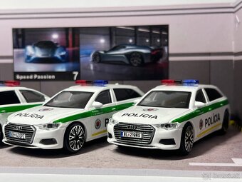 Audi A6 Avant Polícia SR 1:43 - tónované sklá, EVČ vozidla - 6