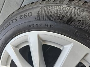 Zimná sada AUDI A1, Škoda SCALA 5x100+Continental 205/55 R16 - 6