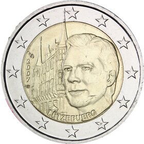 euromince - pamatne dvojeurove mince LUXEMBURSKO - 6