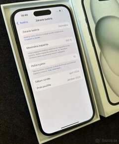 iPhone 15 128GB black - nový - 6